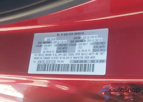 2025 Mazda Cx-5 2.5 S Preferred z USA, uszkodzony, nr VIN JM3KFBCL6S0670235